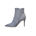 Pointed toe super high heel zip ankle boots women shoes  plus size women shoes fall women shoe and boot